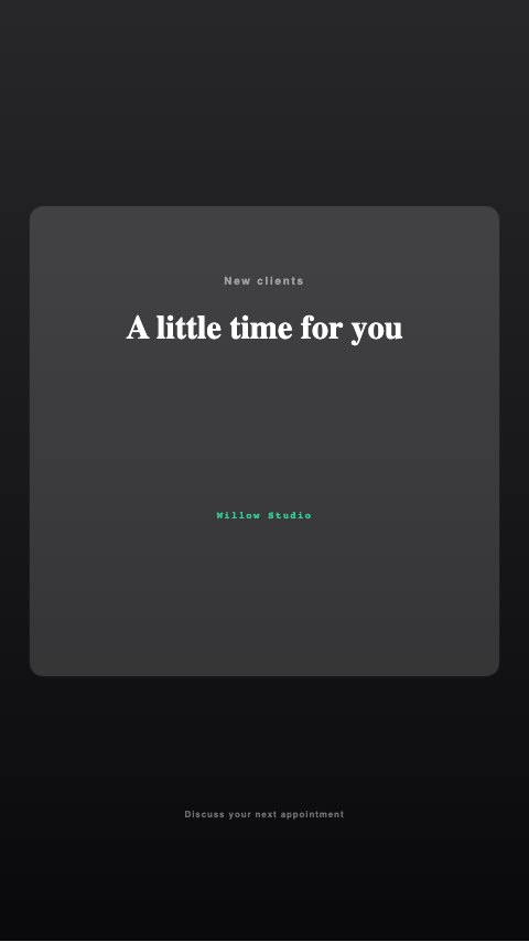 Reel introduction · A little time for you illustrated example