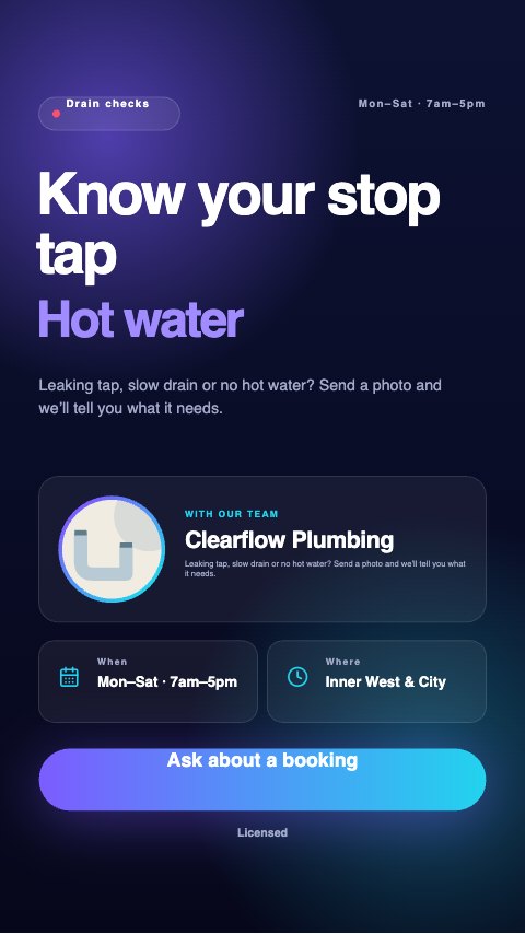 Event invitation · Know your stop tap large preview